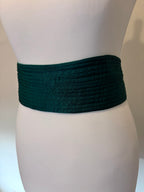Green adjustable cummerbund belt
