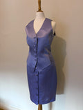 1980s Silk Nina Ricci skirt suit