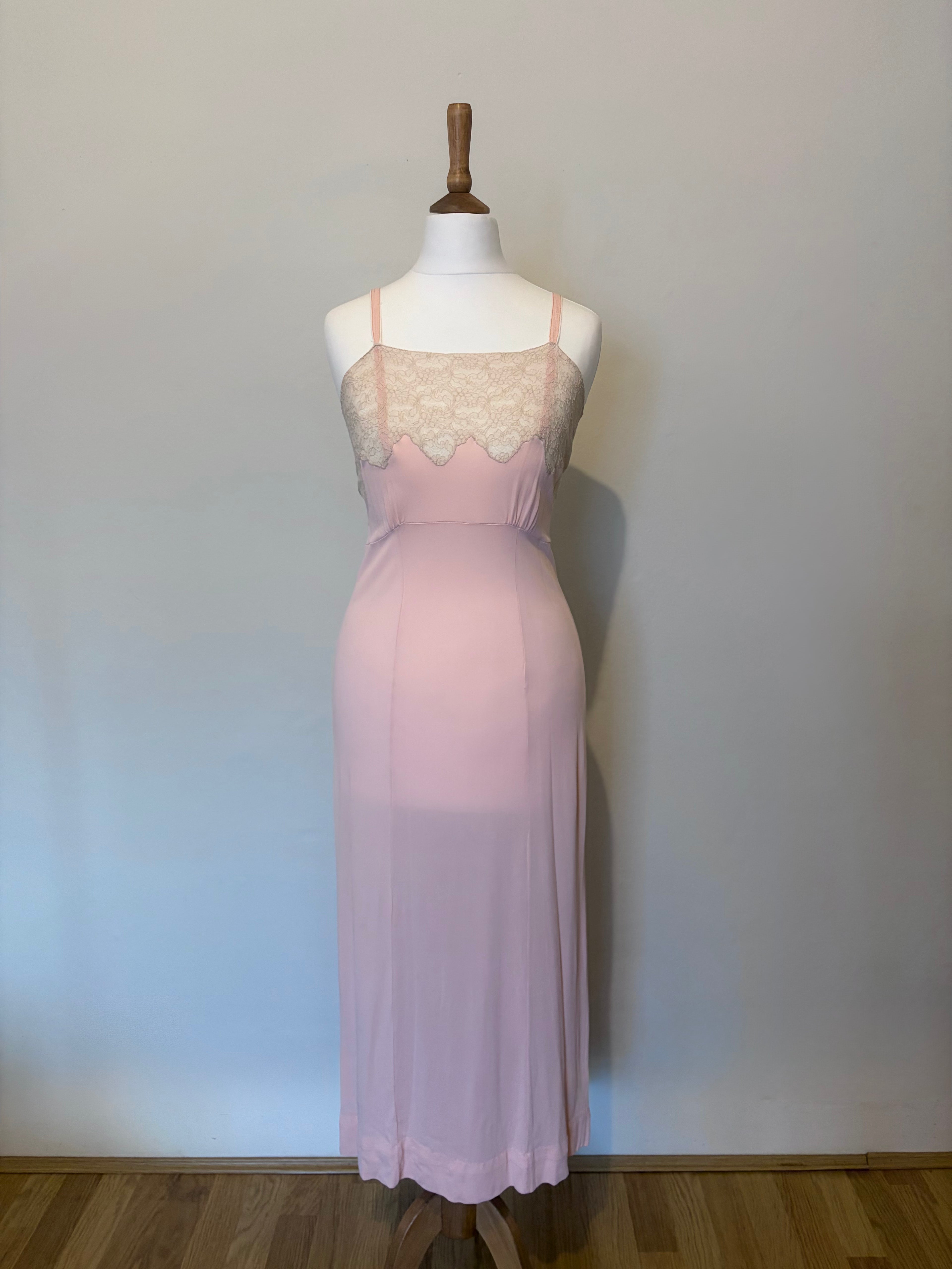 1920s Slip dress with lace detailing